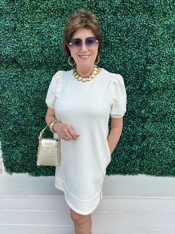 Textured Sheath Dress
