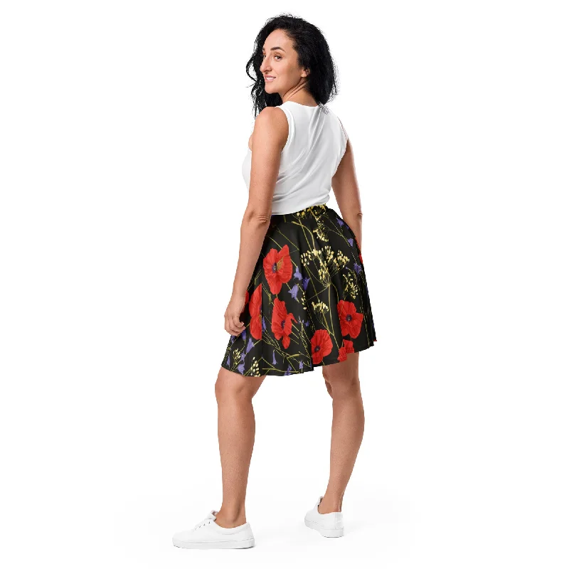 Midi Skater Women's Skirt TULIPS summer skirt style