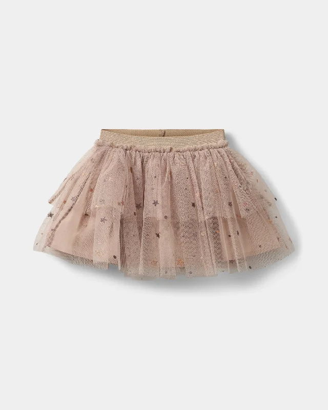 SIGGYSK SKIRT - Light rose boho skirt vibe