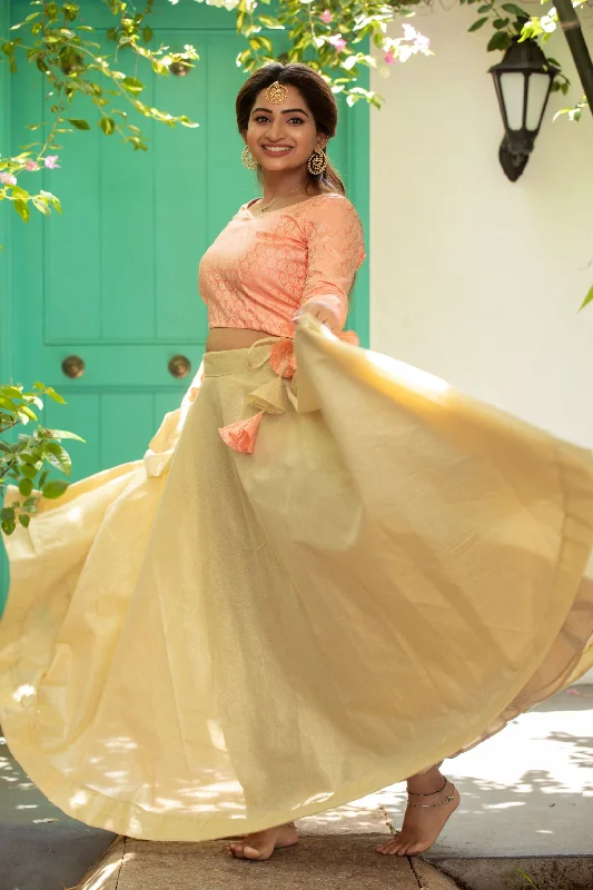 Saira CropTop & Skirt Set velvet skirt luxury