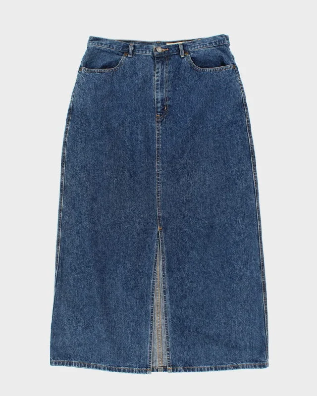 Vintage Eddie Bauer Denim Skirt - M wool skirt sturdy