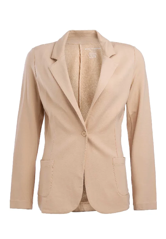 Jacket M003-fve046 Cappuccino Striped Jacket Polka Dot Jacket Floral Jacket