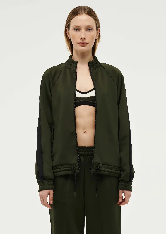MAN DOWN TRACK JACKET IN FOREST NIGHT Print Jacket Jacquard Jacket Embroidered Jacket