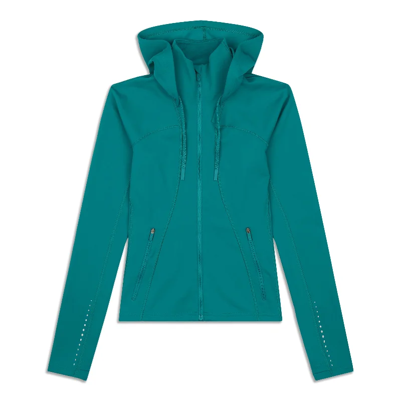 Rain-Repellent Run Jacket Elasticated Jacket Padded Jacket Insulated Jacket