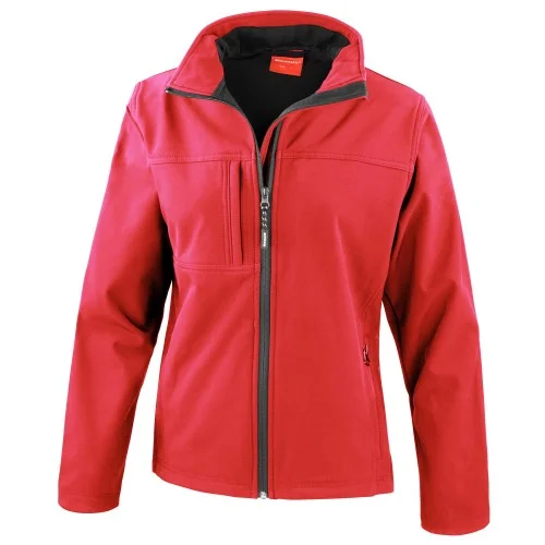 Result Womens Softshell Premium 3 Layer Performance Jacket (Waterproof, Windproof & Breathable) Zippered Front Buttoned Front Snap Front