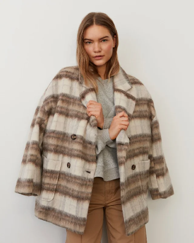 CHARLOTTESW JACKET - Brown Welt Pockets Slit Pockets Flap Pockets