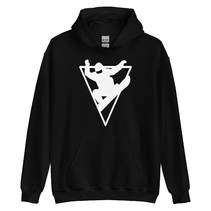 Dreieck - Snowboarding - Unisex Hoodie Hoodie Dress Longline Feminine