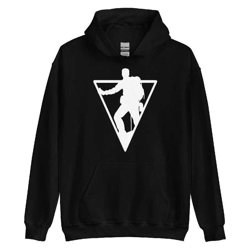 Dreieck - Wandern - Unisex Hoodie Hoodie with Fur Luxurious Winter