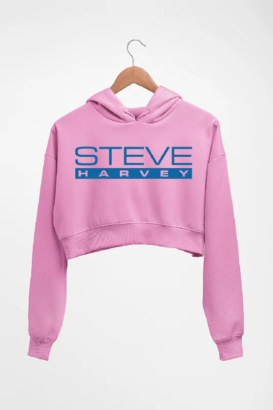 Steve Harvey Crop HOODIE FOR WOMEN Hoodie with Pocket Utility Practical
