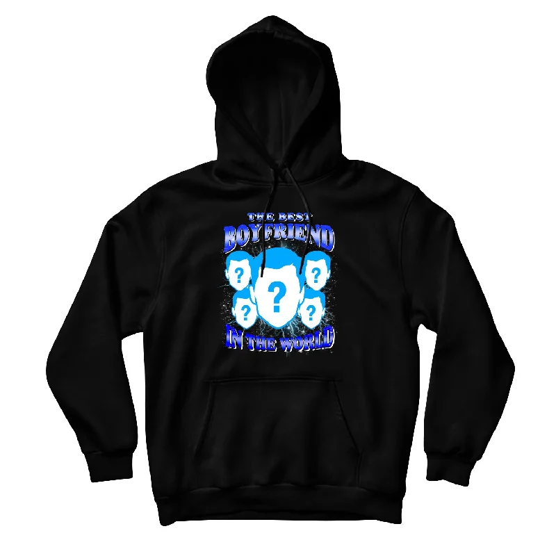 The Best Boyfriend Custom Unisex Hoodie Hoodie with Hem Detail Decorative Unique
