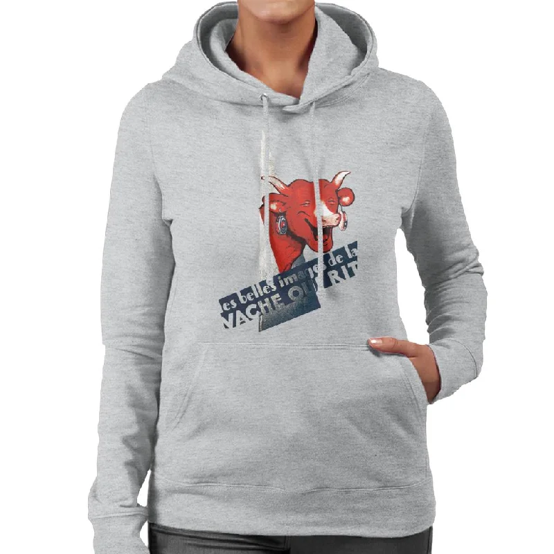 The Laughing Cow A Beautiful Image Women's Hooded Sweatshirt Hoodie with Lining Warm Insulated The Laughing Cow A Beautiful Image Women's Hooded Sweatshirt Hoodie with Lining Warm Insulated