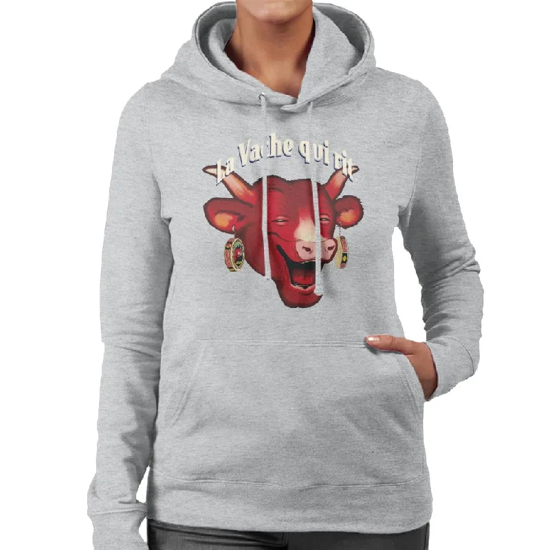 The Laughing Cow La Vache Qui Rit Women's Hooded Sweatshirt Hoodie with Mesh Breathable Sporty The Laughing Cow La Vache Qui Rit Women's Hooded Sweatshirt Hoodie with Mesh Breathable Sporty