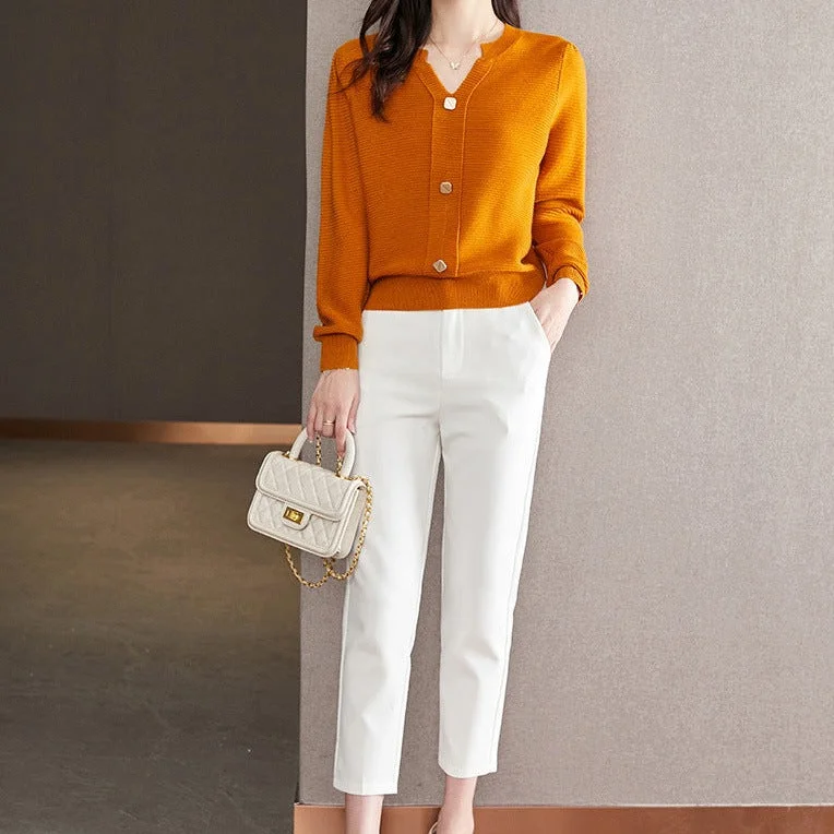 NiDELL . Early Autumn Sweater Women's New Long Sleeve Top Spring and Autumn Beautiful Small Shirt Thin Korean Style Elegant Bottoming Shirt Mesh Blend Leather Blend Suede Blend NiDELL . Early Autumn Sweater Women's New Long Sleeve Top Spring and Autumn Beautiful Small Shirt Thin Korean Style Elegant Bottoming Shirt Mesh Blend Leather Blend Suede Blend
