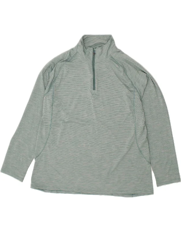 MOUNTAIN WAREHOUSE Womens Pullover Tracksuit Top UK 22 3XL Green Polyester Boyleg Sleeve Pullover